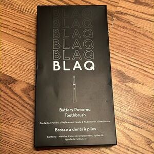 Deleting soon.  BlLAQ battery powered toothbrush